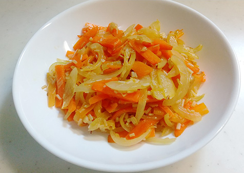 さんまのソテー野菜2